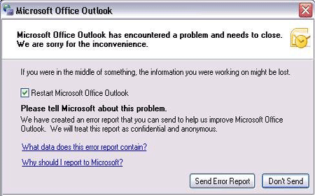 Outllok-error
